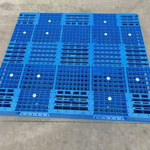 加厚型双面型塑料托盘，抗冲击水泥堆码重型双面托盘