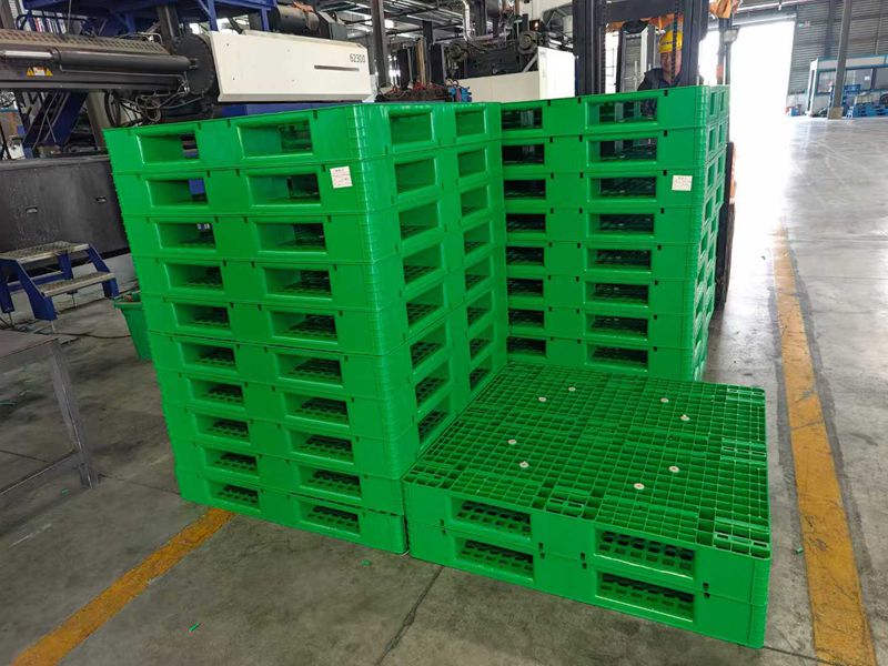 原生料1111双面型塑料栈板，化肥厂专用双面塑料栈板(图4)