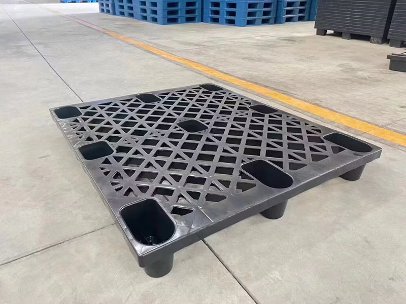 1210九脚型塑料托盘一次性发货用(图1)