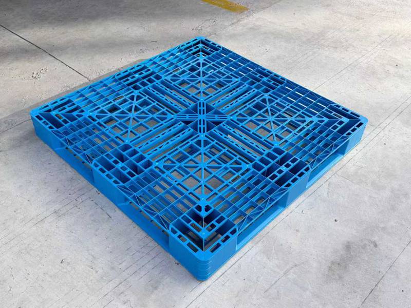 1111田字网格塑料托盘化肥码垛专用(图1)