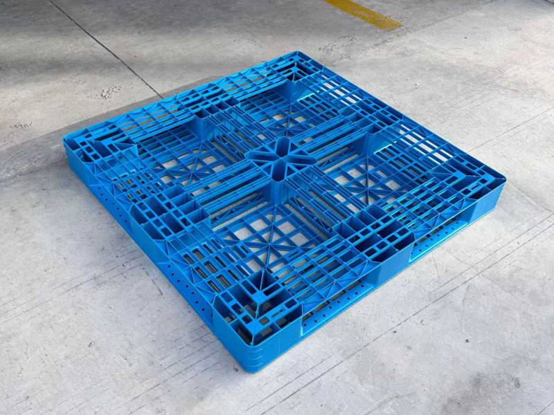 1111田字网格塑料托盘化肥码垛专用(图2)