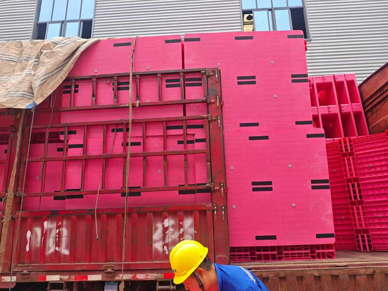 1208川字平板塑料托盘冷库专用(图2)