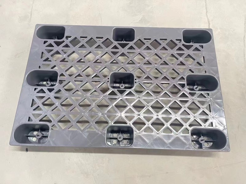 黑色环保再生料九脚塑料地台板(图2)