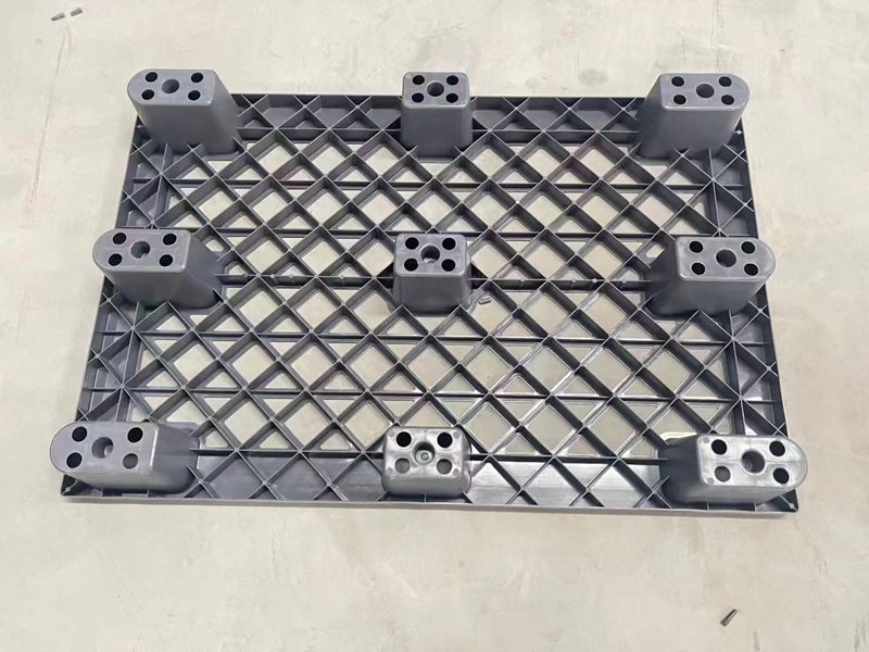 黑色环保再生料九脚塑料地台板(图3)