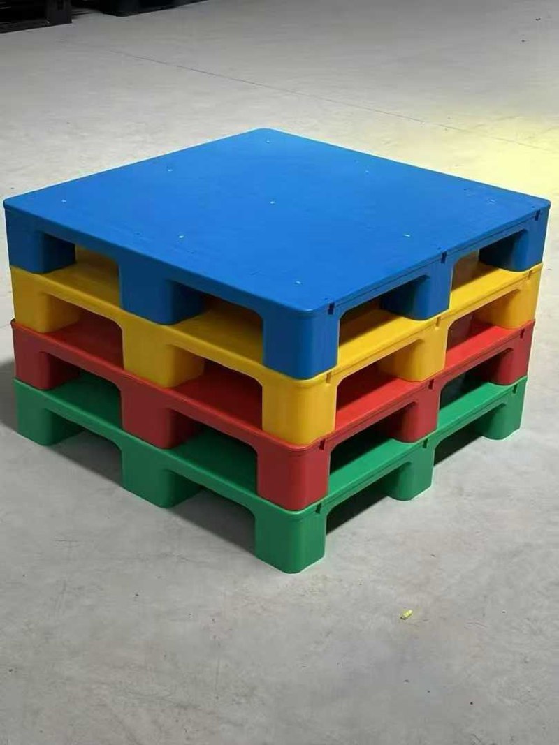 1210田字平板塑料栈板粮食储备库用(图1)