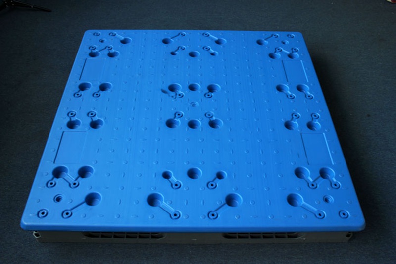 冷库专用耐低温吹塑塑料栈板(图1)